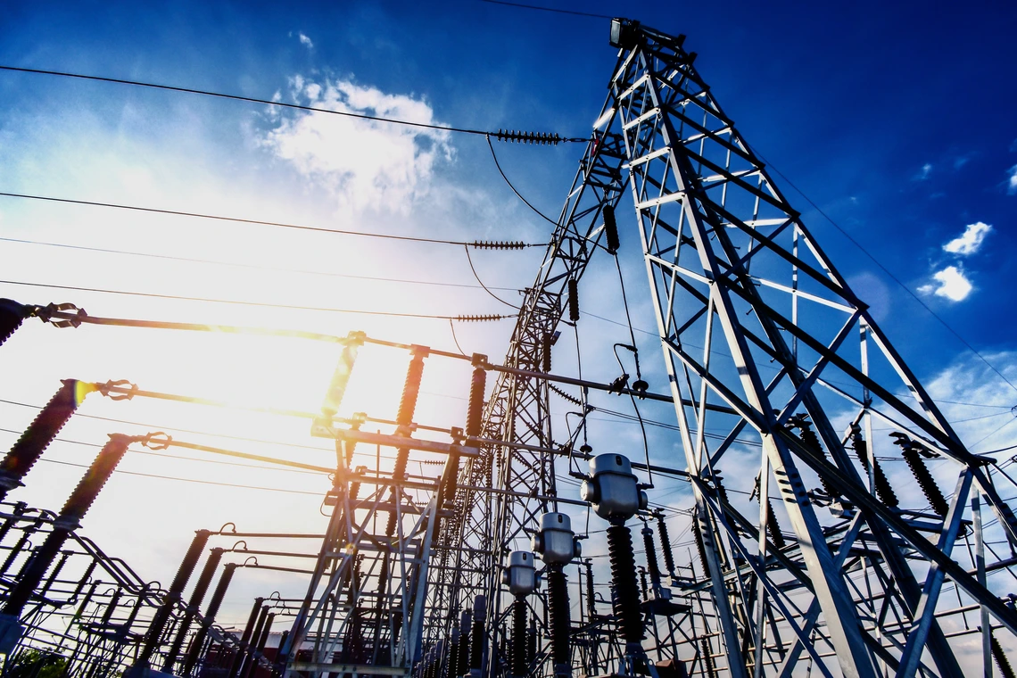 A power plant.